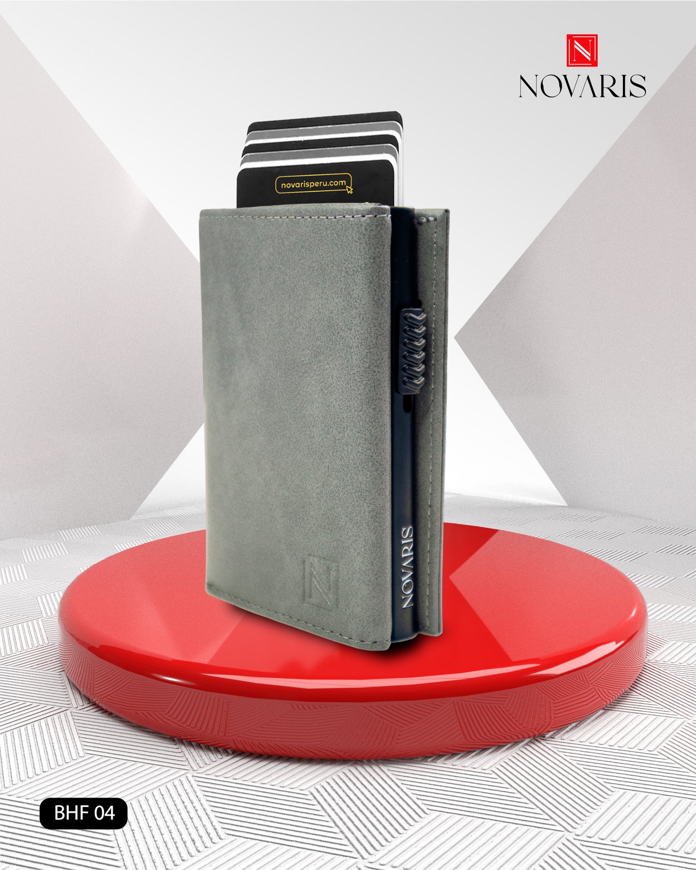 BILLETERA PRIME LIGHT GRAY (BHF 04)