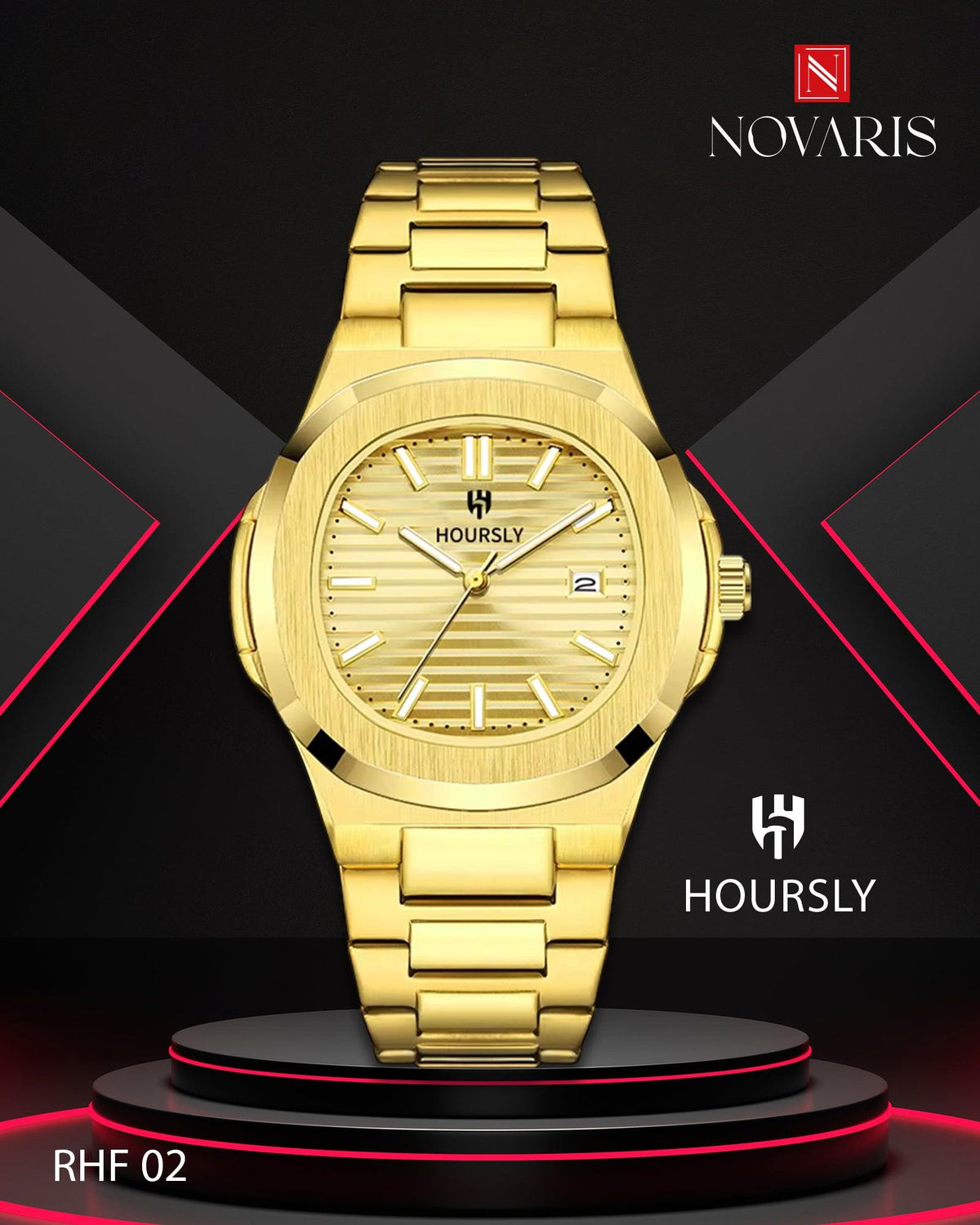 RELOJ HOMBRE GOLD MONEY HOURSLY (RHF)