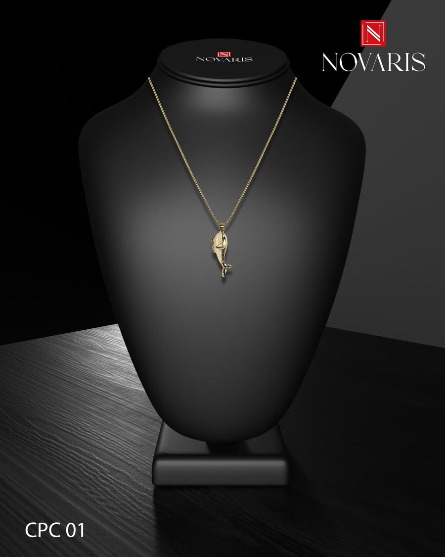 COLLARES PAREJA DELFINES ORO (CPC)