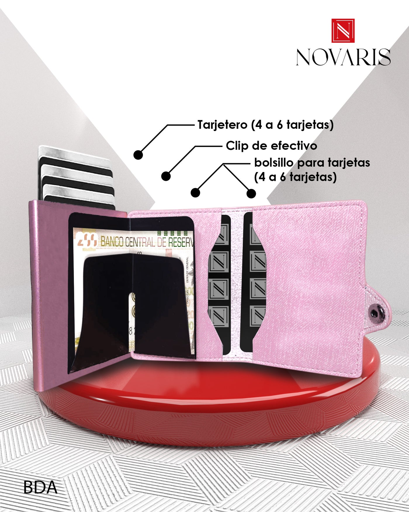BILLETERA MUJER WASHED DENIM PINK (BDA)