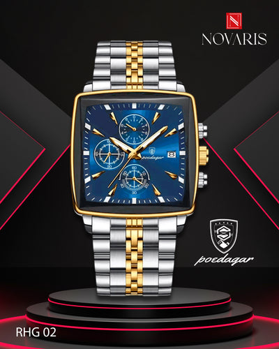 RELOJ HOMBRE SQUARE POEDAGAR (RHG)