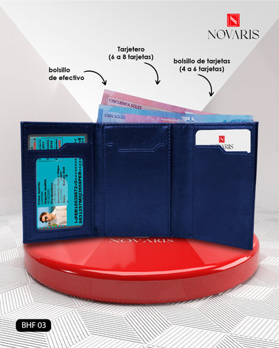 BILLETERA PRIME BLUE (BHF 03)