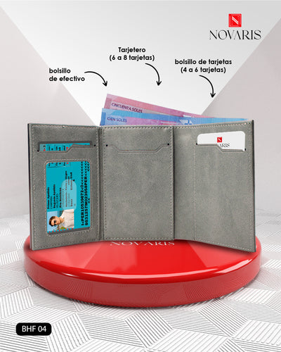 BILLETERA PRIME LIGHT GRAY (BHF 04)