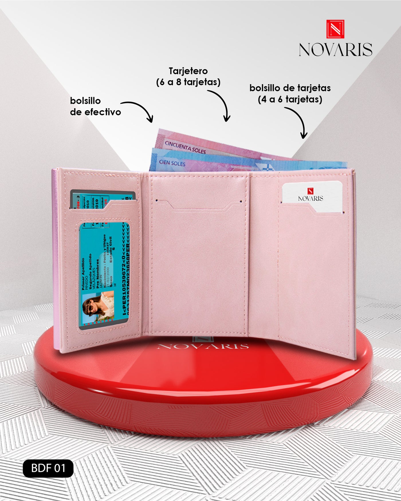 BILLETERA PRIME PINK (BDF 01)