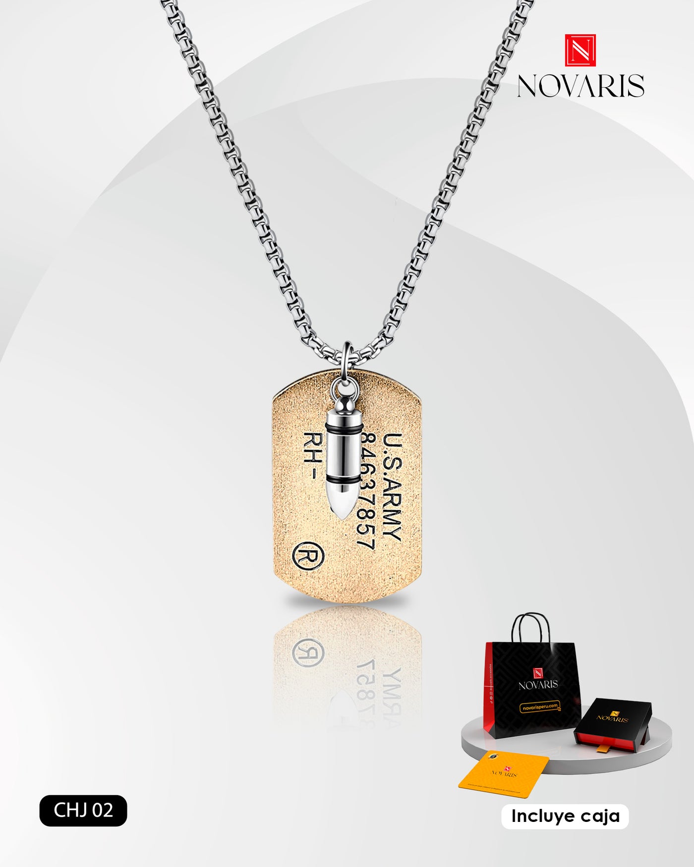 COLLAR HOMBRE ARMY (CHJ)