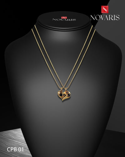 COLLARES PAREJA CORAZÓN UNIDO (CPB)