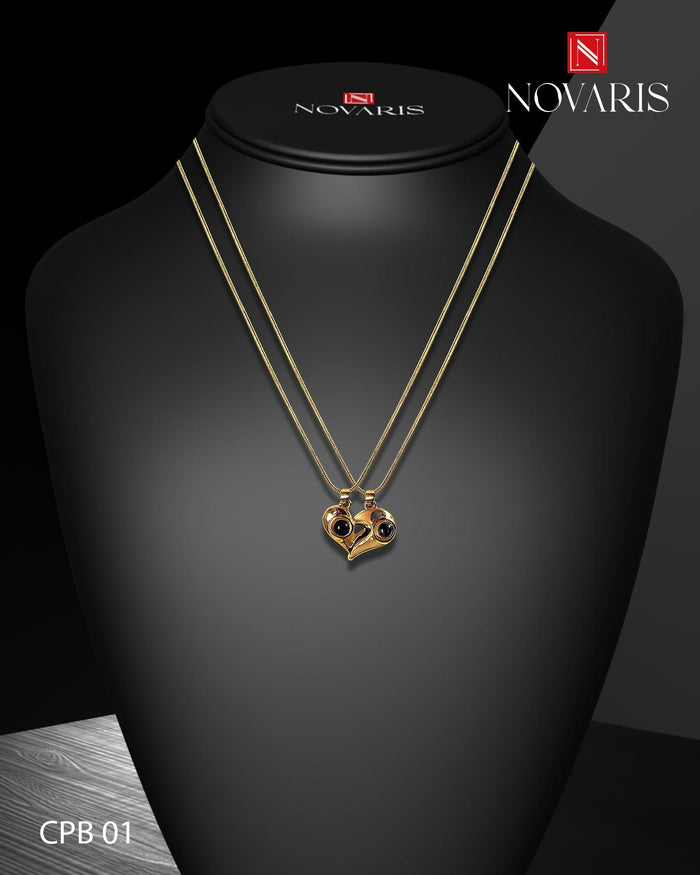 COLLARES PAREJA CORAZÓN UNIDO (CPB)