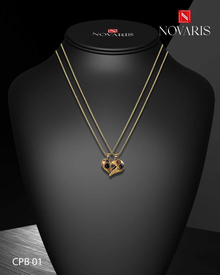 COLLARES PAREJA CORAZÓN UNIDO (CPB)