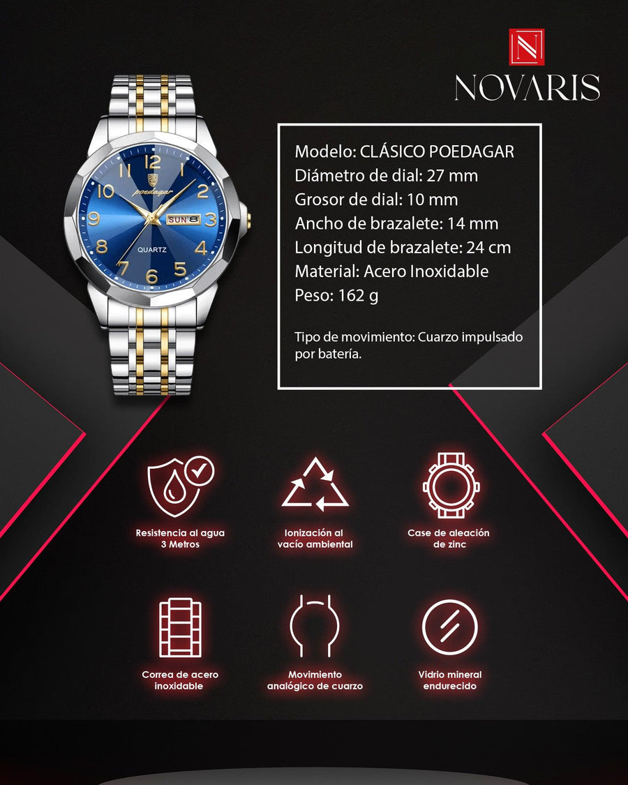 RELOJ HOMBRE CLASICO POEDAGAR (RHA)