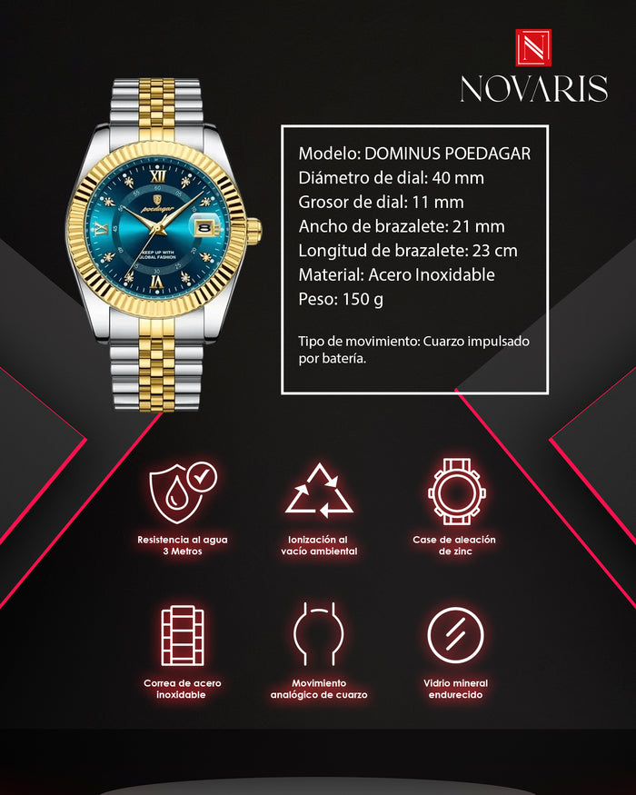 RELOJ HOMBRE DOMINUS POEDAGAR (RHH)