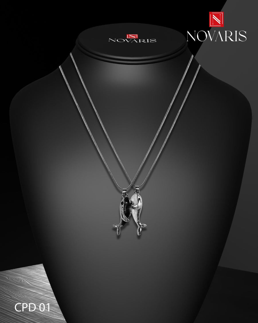 COLLARES PAREJA DELFINES PLATA (CPD)