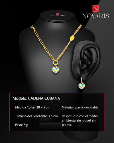 COLLAR MUJER CADENA CUBANA (CDP)