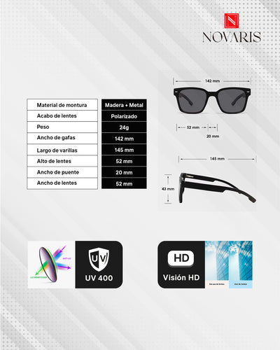 LENTES UNISEX BAMBOOZE (LUD)