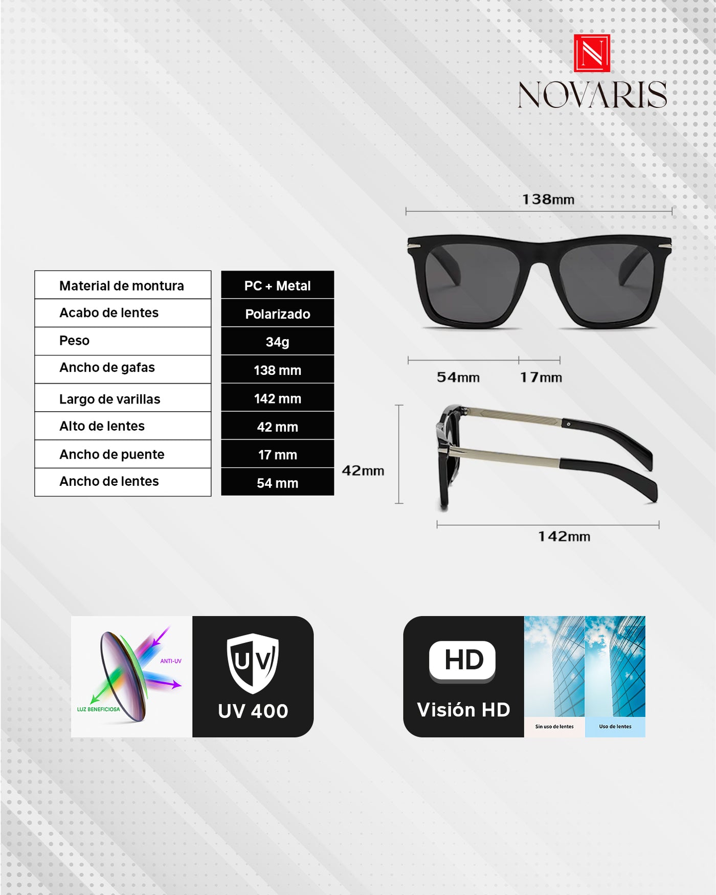 LENTES UNISEX DESTINY (LUA)