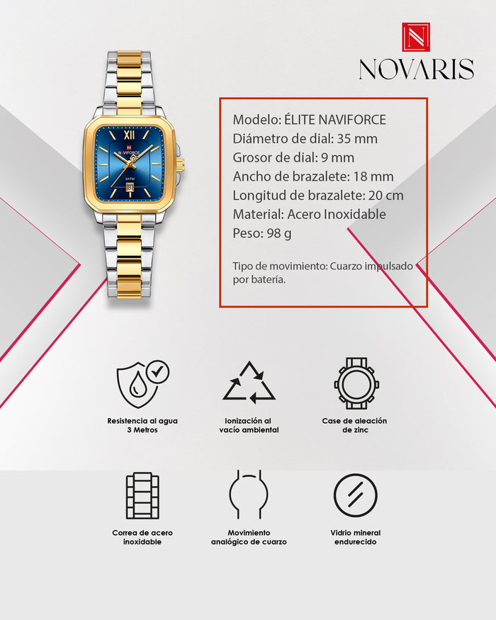 RELOJ DAMA ÉLITE NAVIFORCE (RDZ)