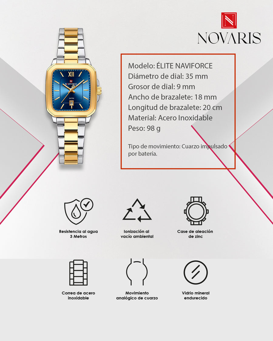 RELOJ DAMA ÉLITE NAVIFORCE (RDZ)