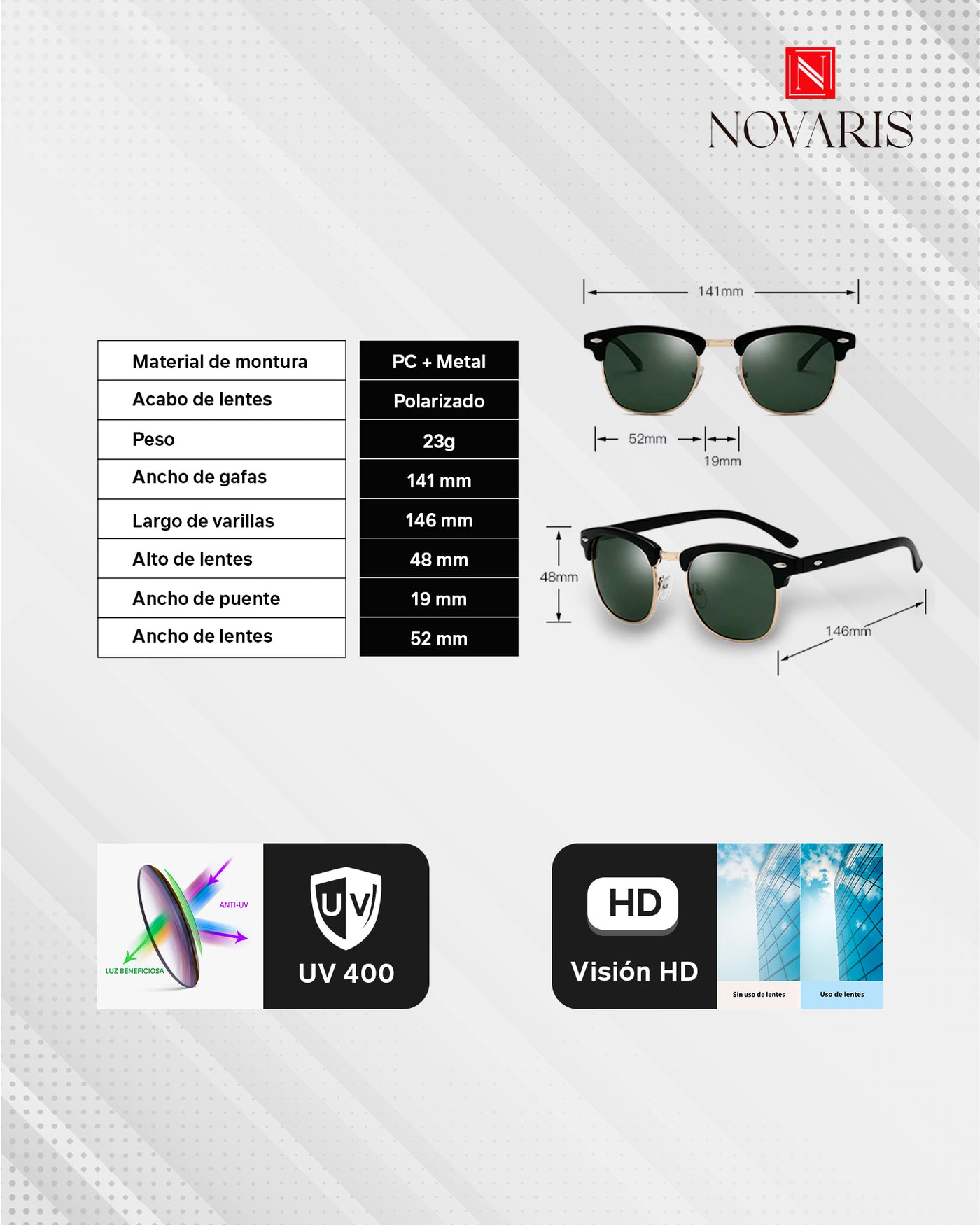 LENTES UNISEX AURON (LUJ)