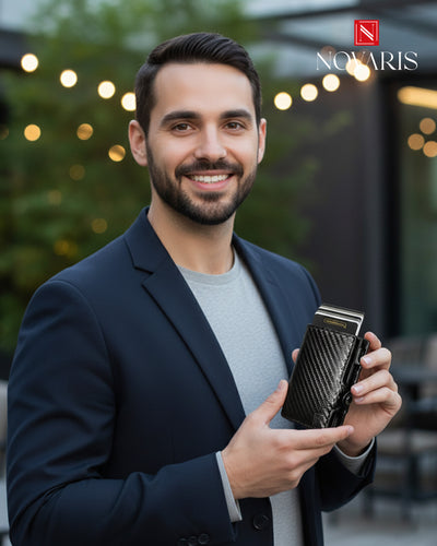 BILLETERA CARBON FIBER BLACK (BHA01)