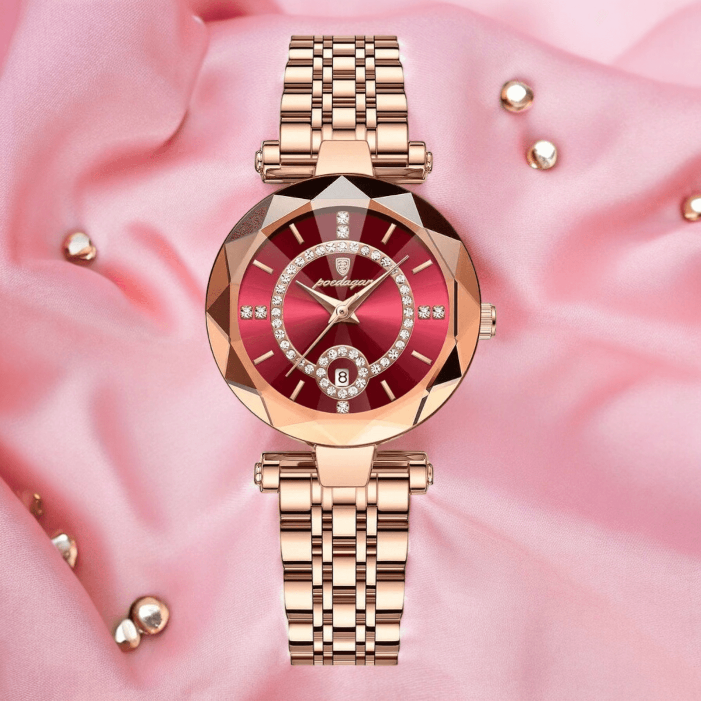 RELOJ DAMA ROJO PODEGAR - NOVARIS