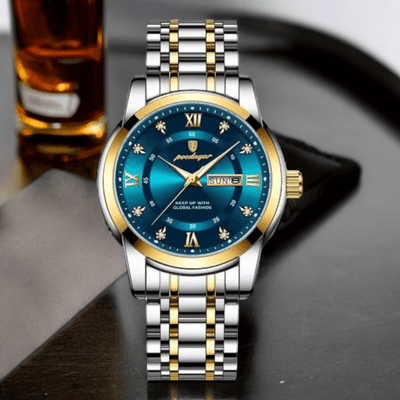 RELOJ HOMBRE SILVER/AZUL TURQUESA PODEGAR - NOVARIS