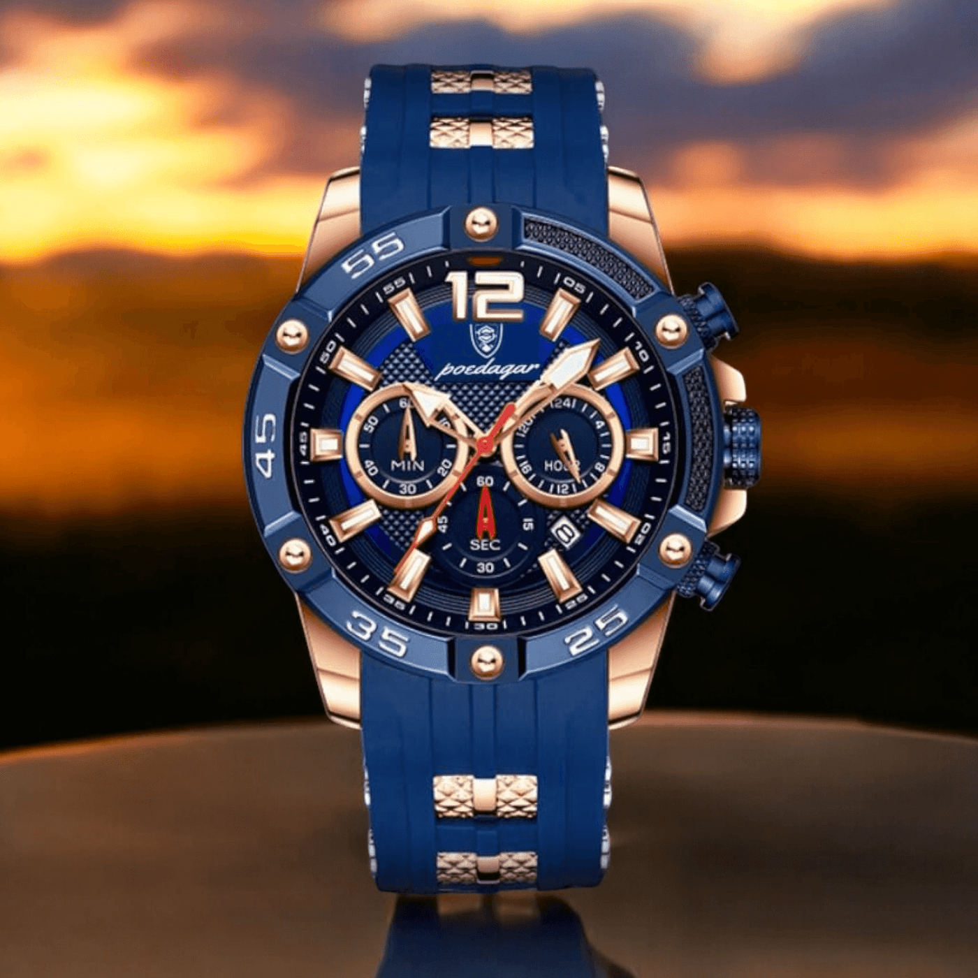 RELOJ HOMBRE AZUL DEPORTIVO AZUL
