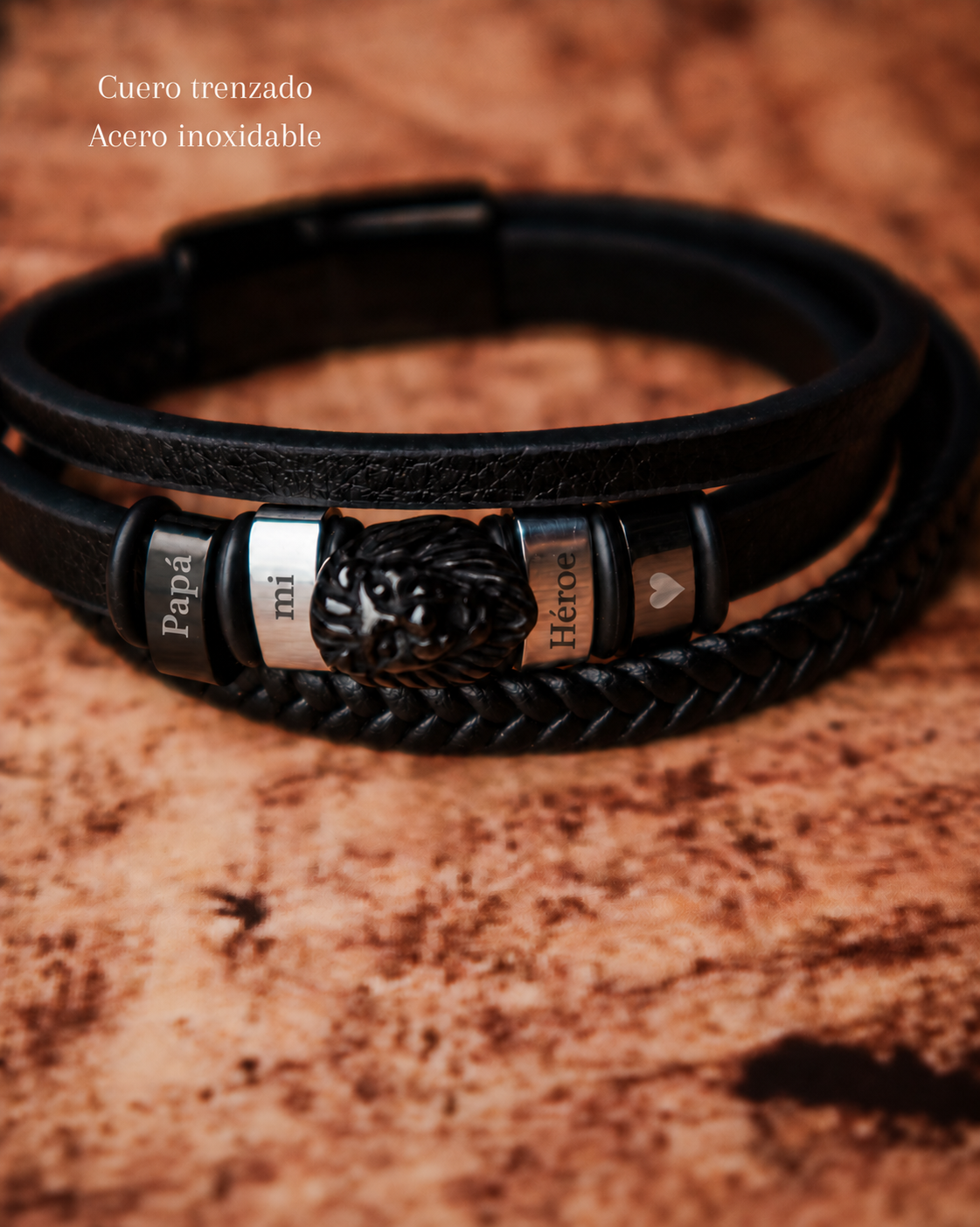 PULSERAS CUERO HOMBRE (PHA)