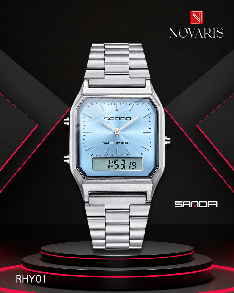 RELOJ HOMBRE CROWN DUAL SANDA (RHY)