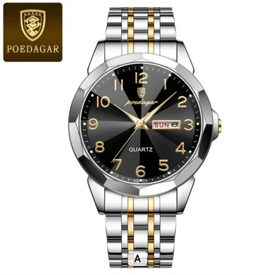 RELOJ HOMBRE SILVER/NEGRO PODEGAR - NOVARIS