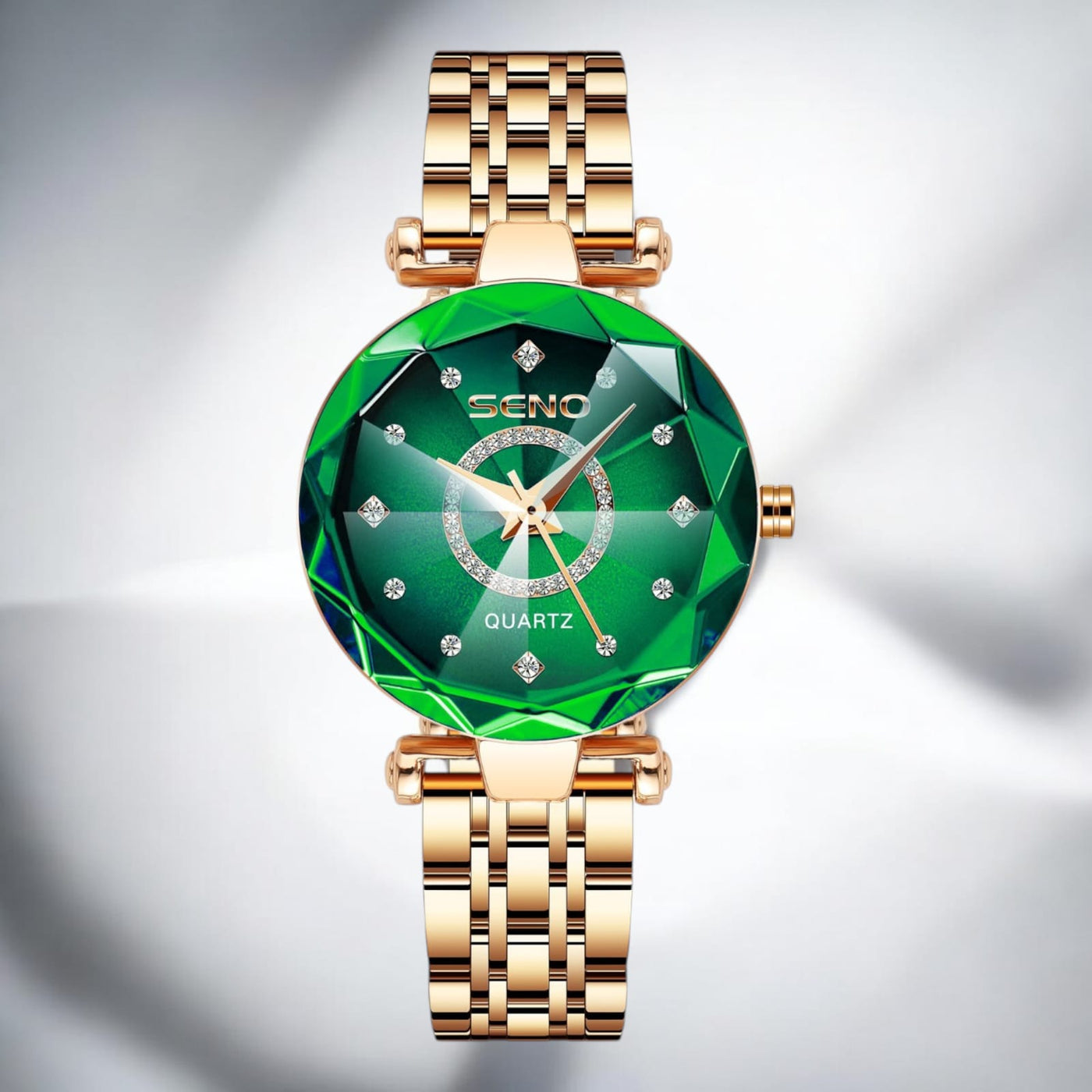 RELOJ DAMA VERDE JADE