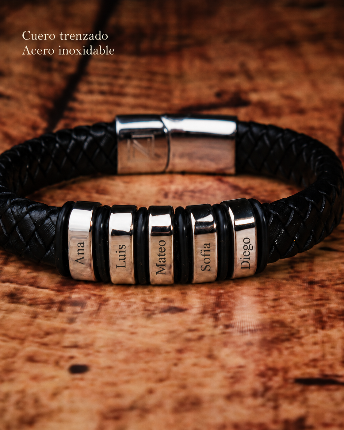 PULSERAS CUERO HOMBRE (PHA)