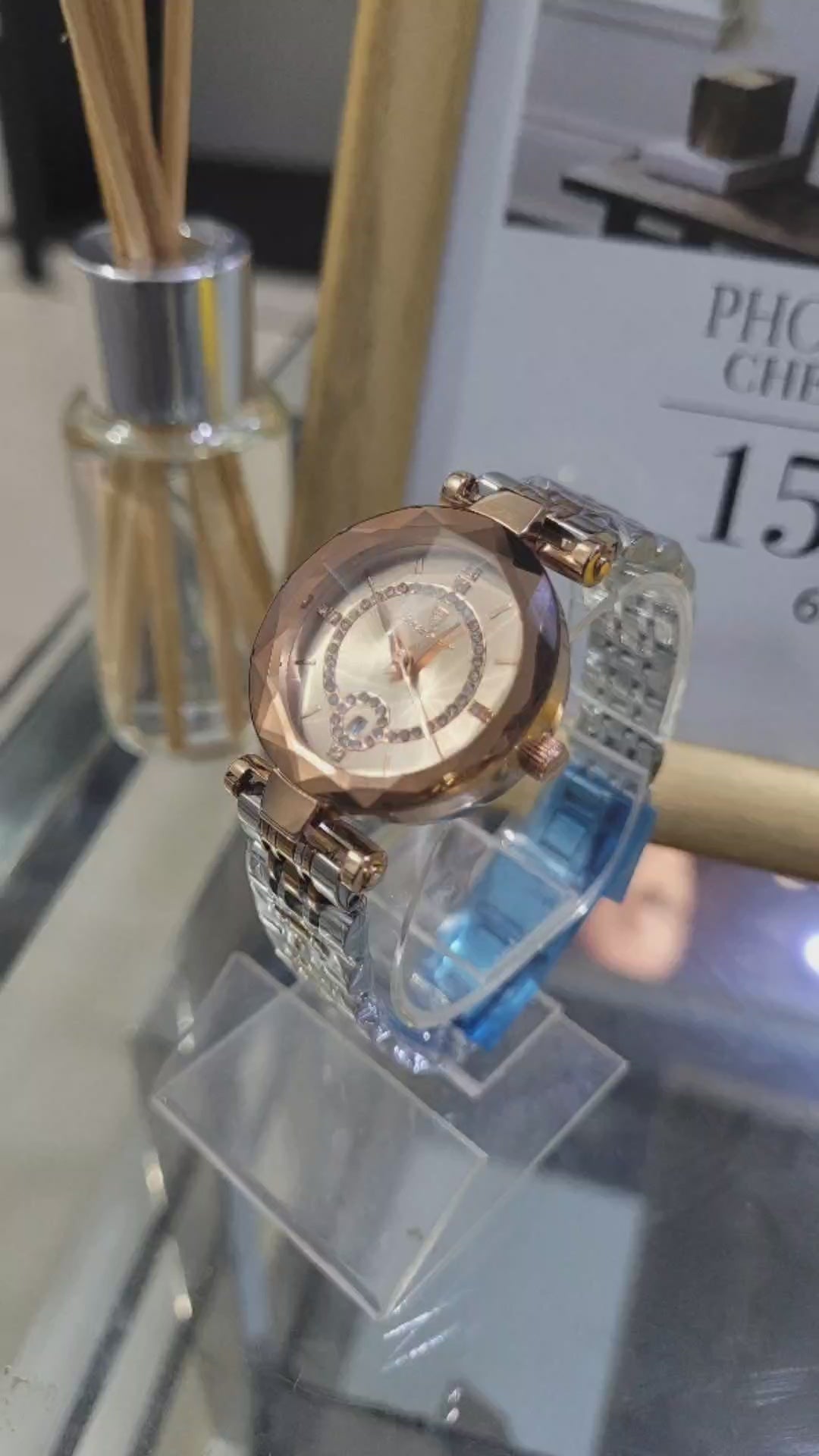 RELOJ DAMA SILVER/ORO ROSA PODEGAR