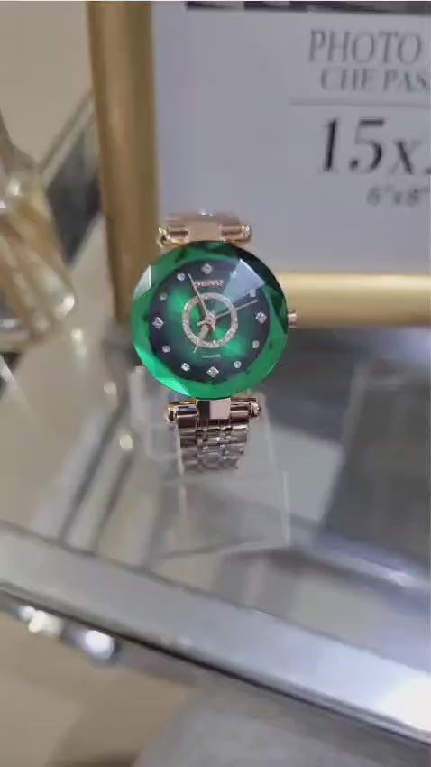 RELOJ DAMA VERDE JADE