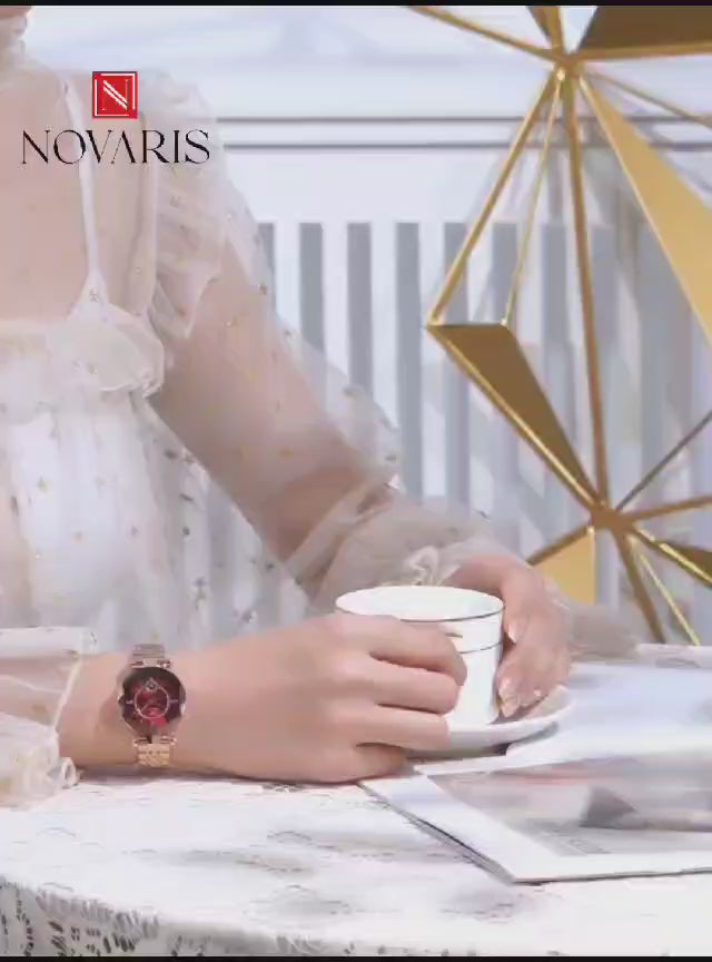 RELOJ DAMA ROJO PODEGAR